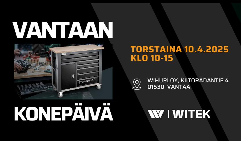 Vantaan Konepäivä 10.4.2025 Wihurilla