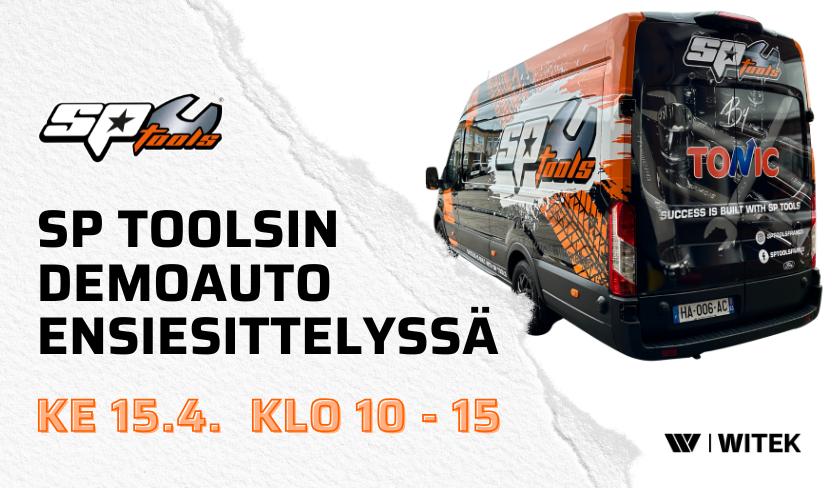 Vantaalla 15.4. SP Toolsin demoauton ensiesittely