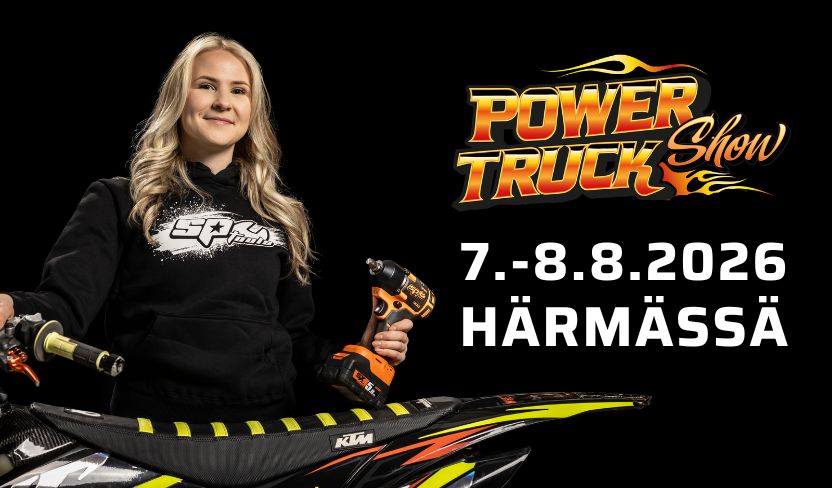 Witek mukana Härmän Power Truck Showssa 7.-8.8.2026